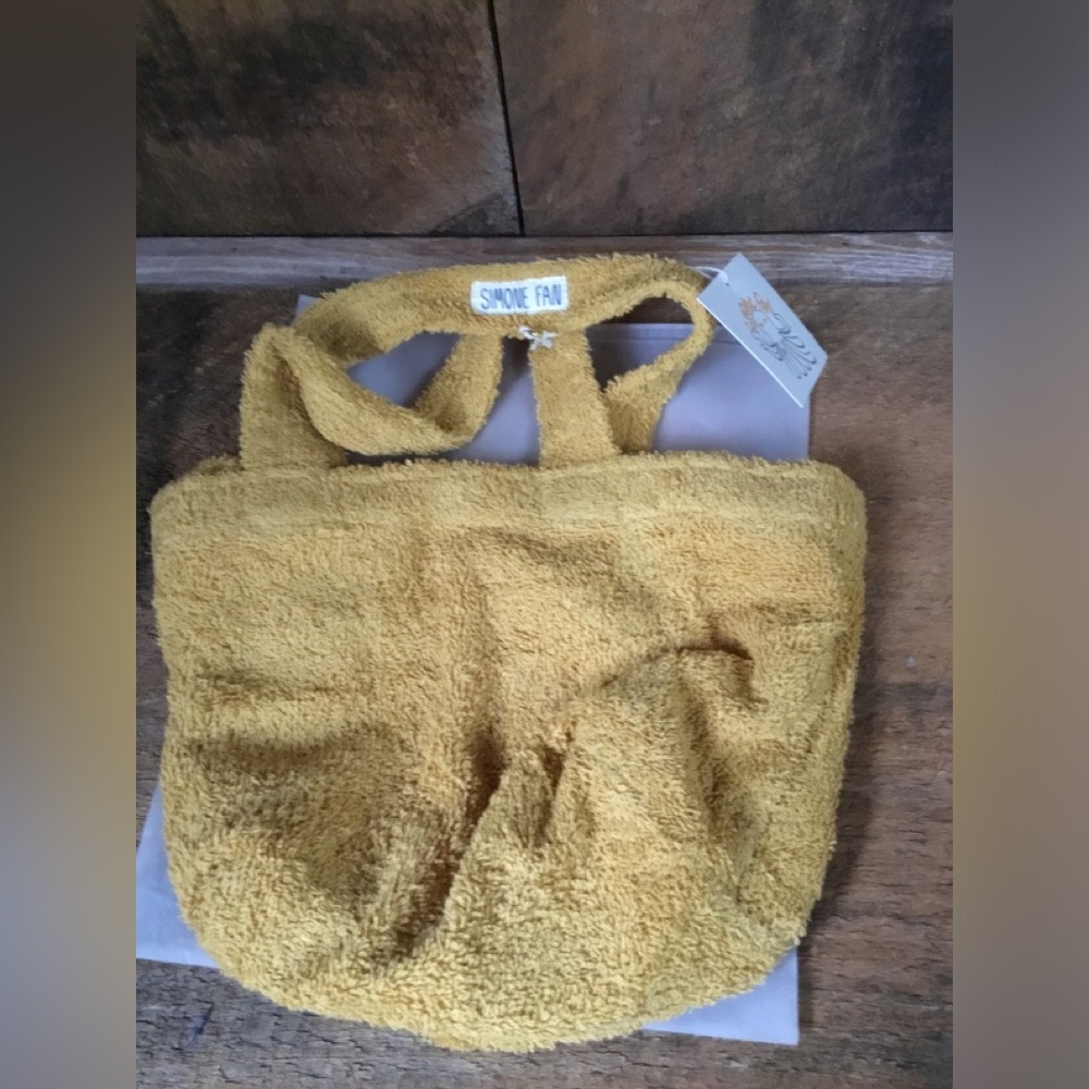 Simone Fan Terry Bag NWT